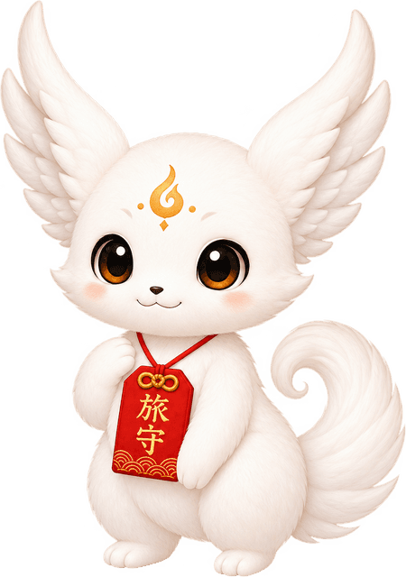 NOA, the small white travel guardian of Narita